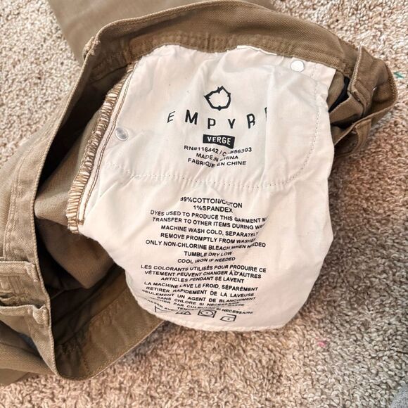 Mens Empyre Khaki Verge Jeans size 30 - Picture 4 of 6